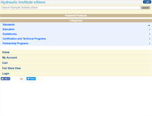 Tablet Screenshot of estore.pumps.org